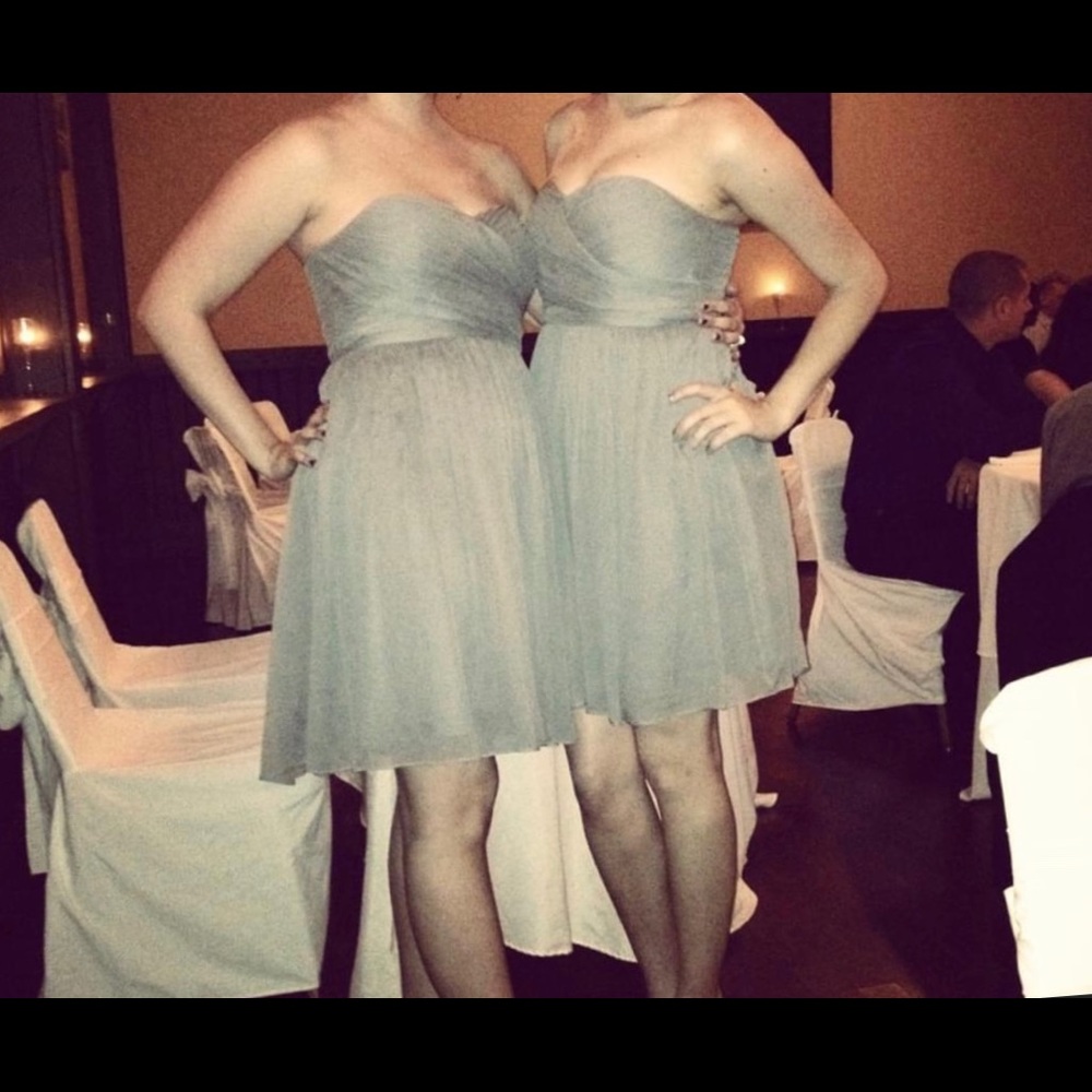 J Crew Strapless Silk Dress